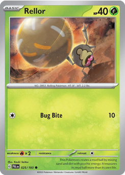 Rellor z edície Paldea Evolved, karta č.25