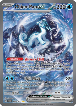 Chien-Pao ex z edície Paldea Evolved, karta č.261