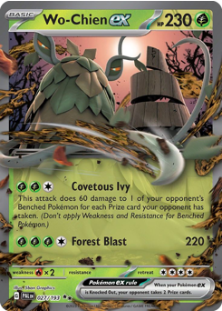 Wo-Chien ex z edície Paldea Evolved, karta č.27