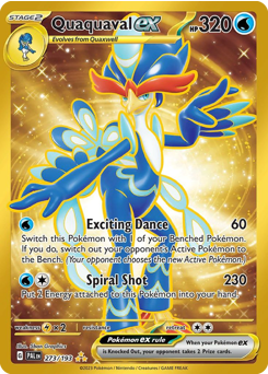 Quaquaval ex z edície Paldea Evolved, karta č.273