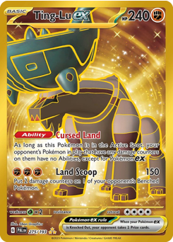 Ting-Lu ex z edície Paldea Evolved, karta č.275