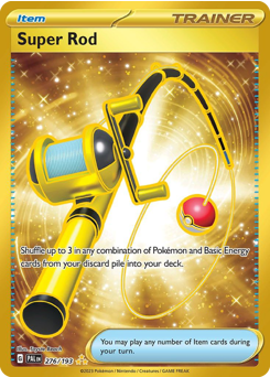 Super Rod z edície Paldea Evolved, karta č.276
