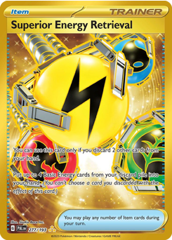 Superior Energy Retrieval z edície Paldea Evolved, karta č.277