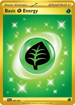 Basic Grass Energy z edície Paldea Evolved, karta č.278