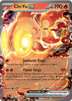 Chi-Yu ex z edície Paldea Evolved, karta č.40