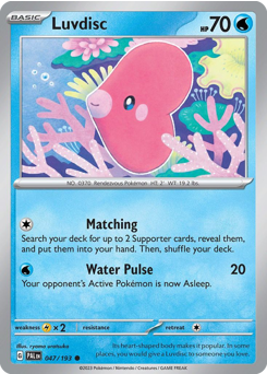 Luvdisc z edície Paldea Evolved, karta č.47