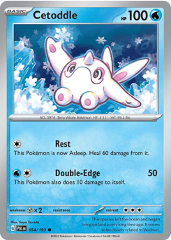Cetoddle z edície Paldea Evolved, karta č.54