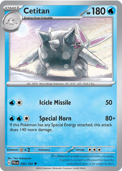Cetitan z edície Paldea Evolved, karta č.55