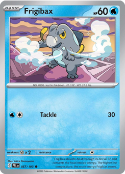Frigibax z edície Paldea Evolved, karta č.57