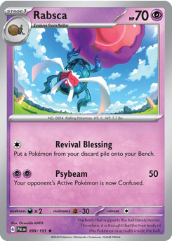 Rabsca z edície Paldea Evolved, karta č.99