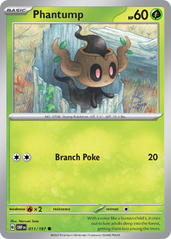 Phantump z edície Obsidian Flames, karta č.11