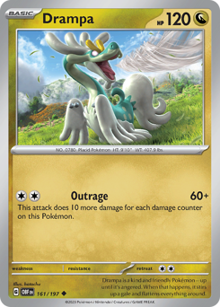 Drampa z edície Obsidian Flames, karta č.161
