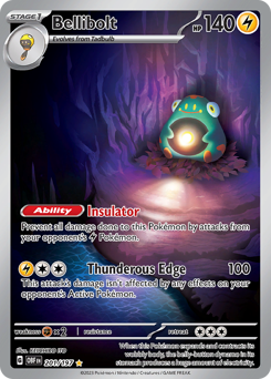 Bellibolt z edície Obsidian Flames, karta č.201