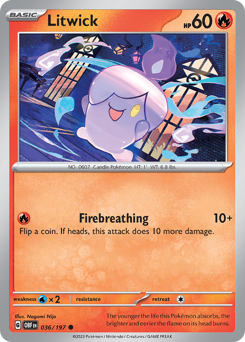 Litwick z edície Obsidian Flames, karta č.36