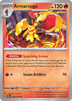 Armarouge z edície Obsidian Flames, karta č.44