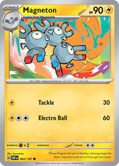 Magneton z edície Obsidian Flames, karta č.64