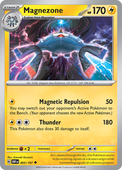 Magnezone z edície Obsidian Flames, karta č.65