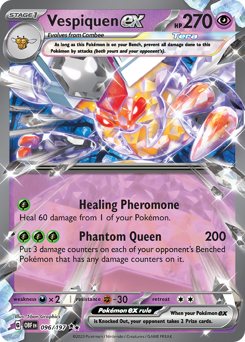 Vespiquen ex z edície Obsidian Flames, karta č.96