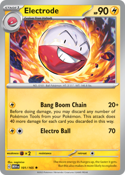 Electrode z edície 151, karta č.101