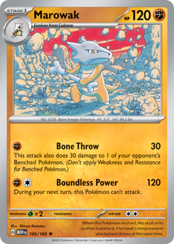 Marowak z edície 151, karta č.105