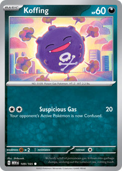 Koffing z edície 151, karta č.109