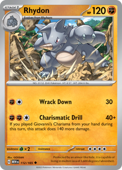 Rhydon z edície 151, karta č.112