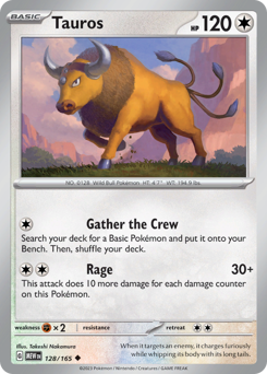 Tauros z edície 151, karta č.128