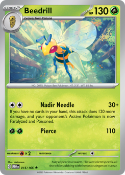 Beedrill z edície 151, karta č.15