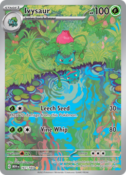 Ivysaur z edície 151, karta č.167