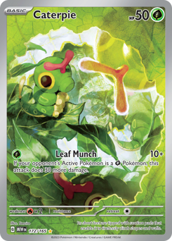 Caterpie, ukážková karta