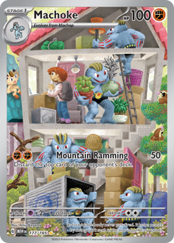 Machoke z edície 151, karta č.177