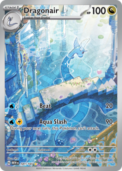 Dragonair z edície 151, karta č.181