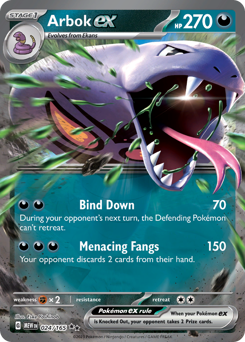 Arbok ex z edície 151, karta č.24