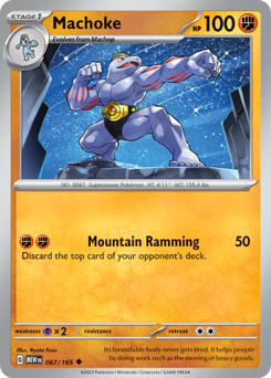 Machoke z edície 151, karta č.67