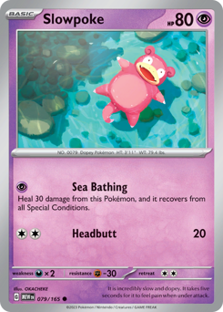 Slowpoke z edície 151, karta č.79