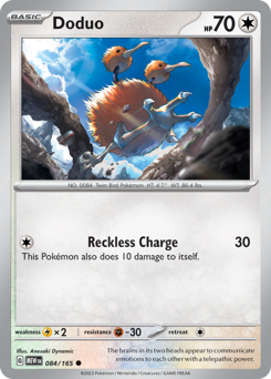 Doduo z edície 151, karta č.84