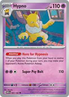 Hypno z edície 151, karta č.97