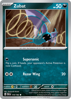 Zubat z edície Paradox Rift, karta č.110
