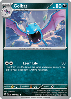Golbat z edície Paradox Rift, karta č.111