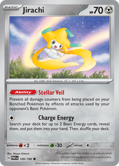 Jirachi z edície Paradox Rift, karta č.126