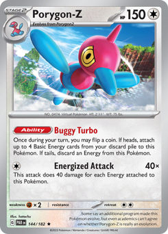 Porygon-Z z edície Paradox Rift, karta č.144