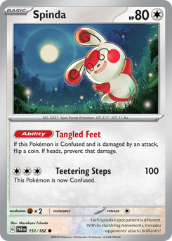 Spinda z edície Paradox Rift, karta č.151