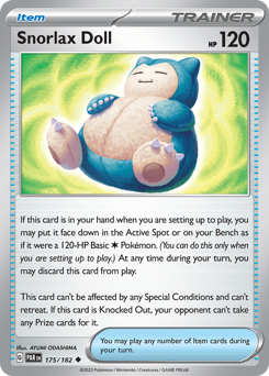 Snorlax Doll z edície Paradox Rift, karta č.175