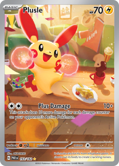 Plusle z edície Paradox Rift, karta č.193
