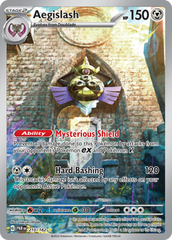 Aegislash z edície Paradox Rift, karta č.210