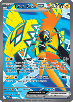 Tapu Koko ex z edície Paradox Rift, karta č.222