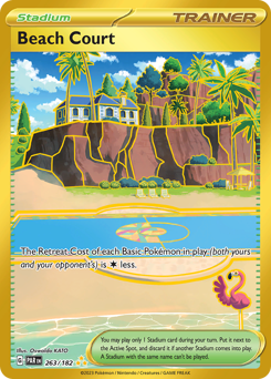 Beach Court z edície Paradox Rift, karta č.263