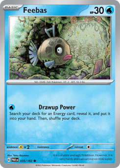 Feebas z edície Paradox Rift, karta č.35
