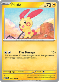 Plusle z edície Paradox Rift, karta č.60