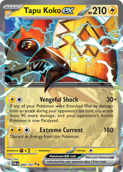 Tapu Koko ex z edície Paradox Rift, karta č.68